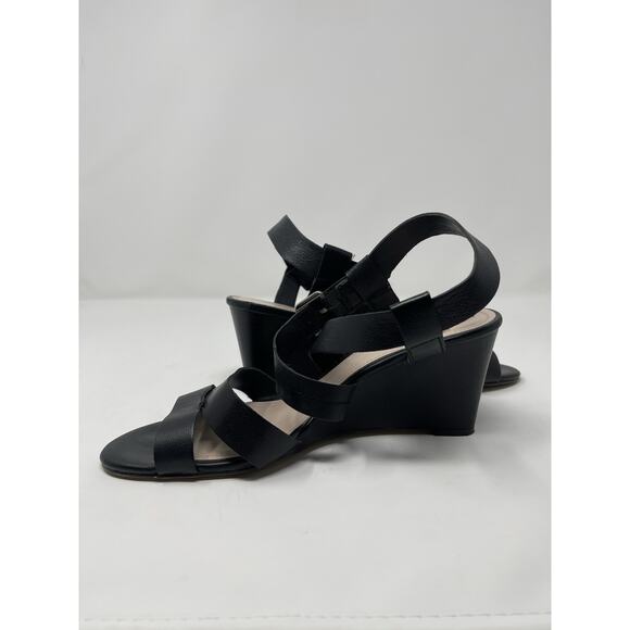 Tahari Valen Sandel's Women's Size 8.5 Black Open Toe - Picture 11 of 13